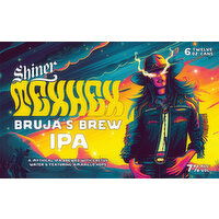 Shiner Beer, Bruja's Brew IPA, Texhex - 12 Each 