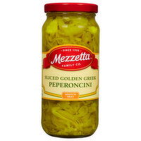 Mezzetta Peperoncini, Golden Greek, Medium Heat, Sliced - 16 Fluid ounce