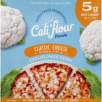 Cali'Flour Foods Pizza, Cauliflower Crust, Classic Cheese - 9.2 Ounce 