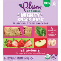 Plum Organics® Tots Filled Whole-Grain Snack Bar Strawberry 6-Count Box/.67oz Bars