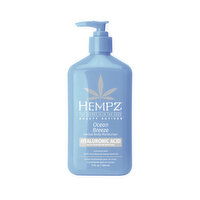 Hempz Beauty Actives Ocean Breeze Herbal Body Moisturizer with Hyaluronic Acid - 17 Fluid ounce 