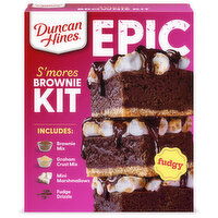 Duncan Hines Epic Smores Brownie Mix Kit - 24.16 Ounce 