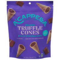 A'Cappella Truffle Cones, Chocolate - 2.54 Ounce 