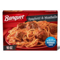 Banquet Classic Spaghetti and Meatballs, Frozen Meal - 10 Ounce 