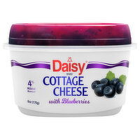 Daisy Cottage Cheese, with Blueberries, 4% Milkfat Minimum - 6 Ounce 