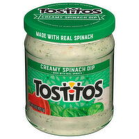 Tostitos Dip, Creamy Spinach - 15 Ounce 