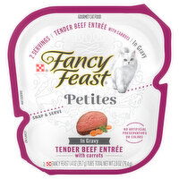 Fancy Feast Gourmet Cat Food, in Gravy, Tender Beef Entree with Carrots - 2 Each 