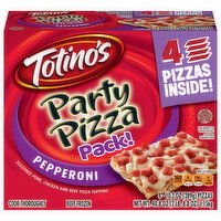 Totino's Party Pizza Pack, Pepperoni - 4 Each 