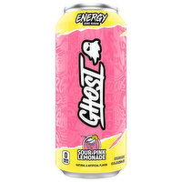 Ghost Zero Sugar Sour Pink Lemonade Energy Drink - 16 Fluid Ounce