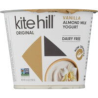 Kite Hill Almond Milk Yogurt, Dairy Free, Vanilla, Original - 5.3 Ounce 