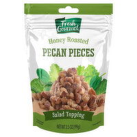 Fresh Gourmet Salad Topping, Pecan Pieces, Honey Roasted