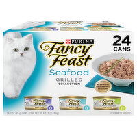 Fancy Feast Cat Food, Gourmet, Seafood, Grilled Collection