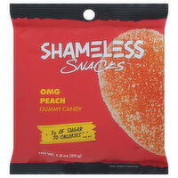 Shameless Snacks Gummy Candy, OMG Peach - 1.8 Ounce 