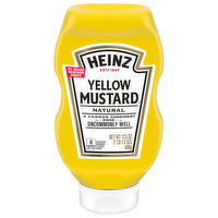 Heinz Mustard, Yellow, Natural - 17.5 Ounce 