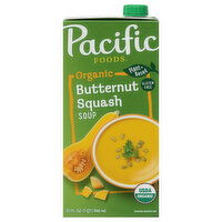 Pacific Foods Soup, Butternut Squash, Organic, Plant-Based - 32 Fluid ounce 