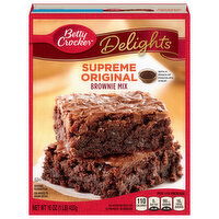 Betty Crocker Brownie Mix, Supreme Original - 16 Ounce 