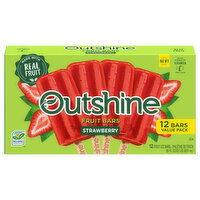 Outshine Fruit Bars, Strawberry, Value Pack - 12 Each 