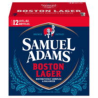 Samuel Adams Beer, Boston Lager - 12 Each 