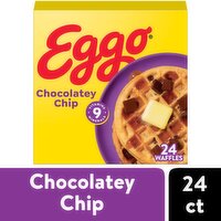 Eggo Frozen Waffles, Chocolatey Chip, Family Pack - 29.6 Ounce 