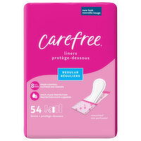 Carefree Liners, Regular, Unscented - 54 Each 