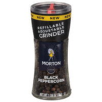 Morton Black Peppercorn, Grinder - 1.24 Ounce 