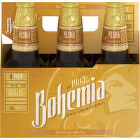 Bohemia Beer, Pilsner, Cerveza Clara, 6 Pack - 6 Each 