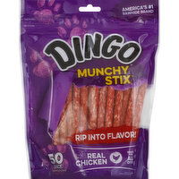 Dingo Snack for All Dogs, Munchy Stix, 50 Pack - 50 Each 