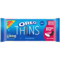 Oreo OREO Thins Extra Stuf Chocolate Sandwich Cookies, Family Size, 13.97 oz