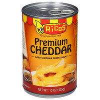 Ricos Cheese Sauce, Cheddar, Premium - 15 Ounce 