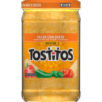 Tostitos Salsa Con Queso, Medium - 23 Ounce 