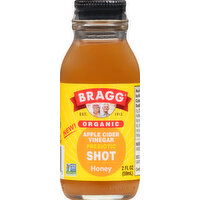 Bragg Apple Cider Vinegar, Organic, Honey, Prebiotic Shot