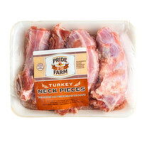 Pride of the Farm Turkey Necks Tray Pack - 1.67 Pound 