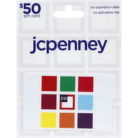 JC Penney Gift Card, $50 - 1 Each 