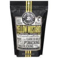 Pop Daddy Pretzels Pretzel Sticks, Yellow Mustard - 7.5 Ounce 