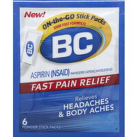 BC Aspirin (NSAID), Fast Pain Relief, Powders