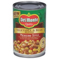 Del Monte Vegetable & Beans Blends, Mexican Style - 14.5 Ounce 