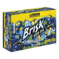 Brisk Iced Tea, Tea With Lemon - 24 Each 