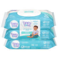 Tippy Toes Sensitive Soft & Strong Wipes - 3 Each