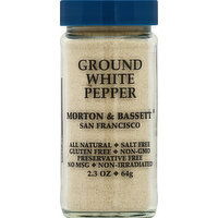 Morton & Bassett White Pepper, Ground - 2.3 Ounce 