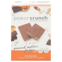 Power Crunch Protein Energy Bar, Peanut Butter Fudge - 5 Each 