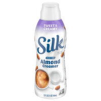 Silk Almond Creamer, Sweet & Creamy, Dairy-Free - 32 Fluid ounce 