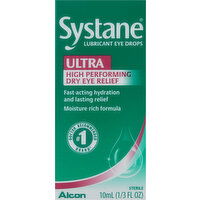 Systane Lubricant Eye Drops, Ultra, High Performing Dry Eye Relief - 0.33 Fluid ounce 