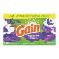 Gain Moonlight Breeze Fabric Softener Sheets - 120 Each 