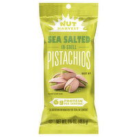 Nut Harvest Pistachios, In-Shell, Sea Salted - 1.75 Ounce 