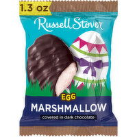 Russell Stover Marshmallow Dark Chocolate Candy Easter Egg - 1.3 Ounce 