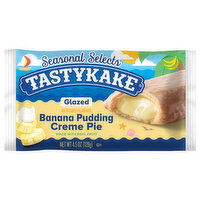 Tastykake Banana Pudding Creme Pie, Glazed - 4.5 Ounce