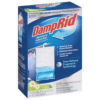 DampRid Moisture Absorber, Fresh Scent, Hanging Bag, 3 Pack - 3 Each 