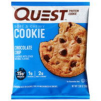 Quest Protein Cookie, Chocolate Chip, Soft & Chewy - 2.08 Ounce 