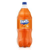 Fanta Orange Soda Fruit Flavored Soft Drink, 2 liter