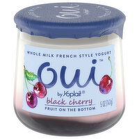 Oui Yogurt, French Style, Whole Milk, Black Cherry